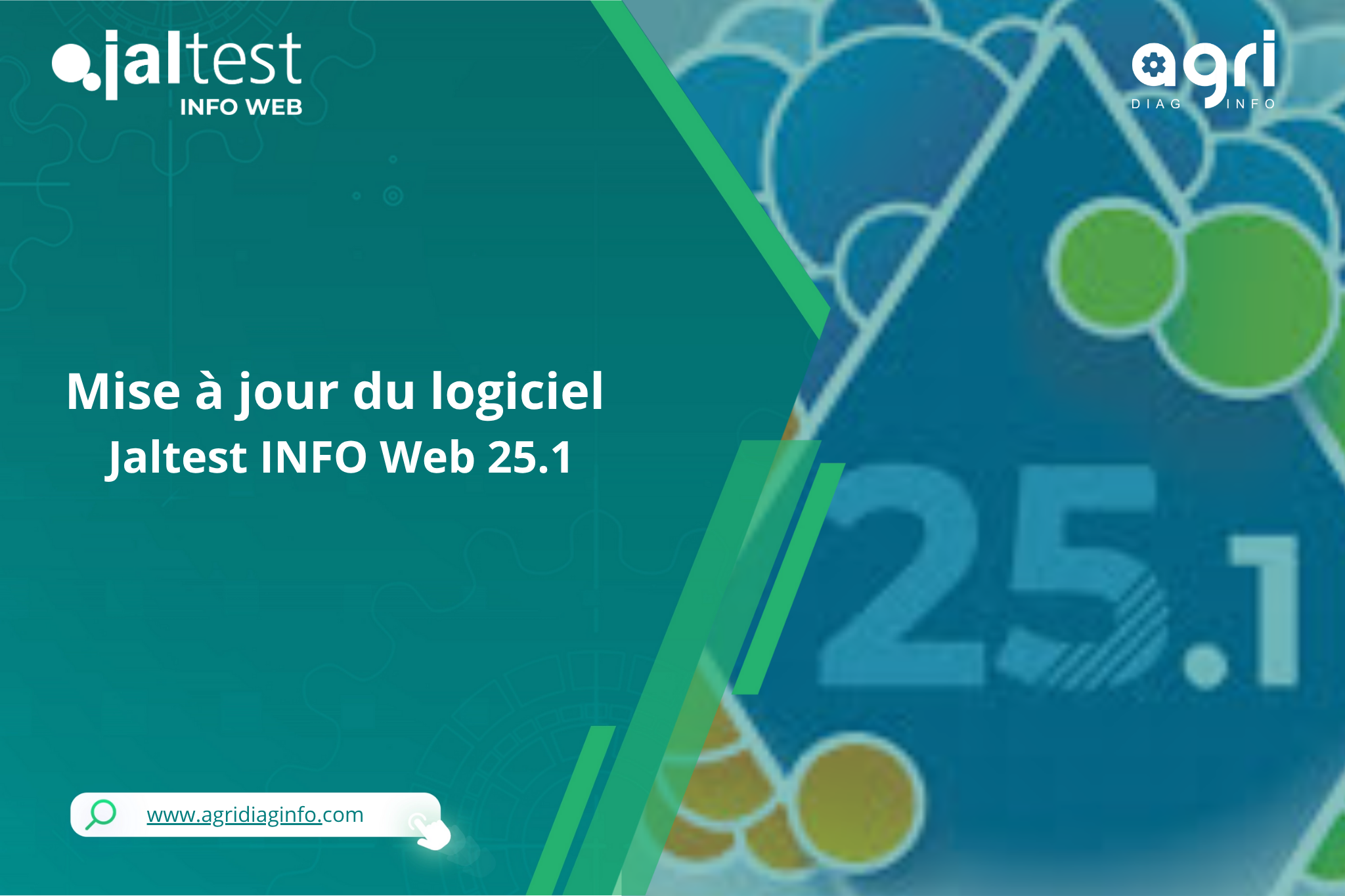 Mise à jour du logiciel : Jaltest INFO Web 25.1