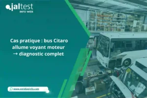 Cas pratique : bus Citaro allume voyant moteur → diagnostic complet 